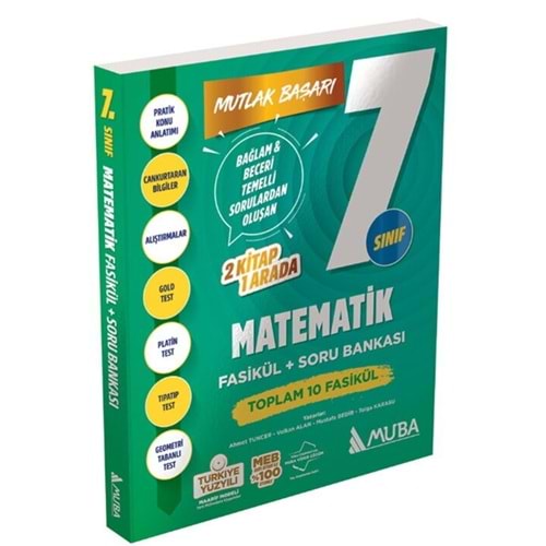 Muba Yayınları 7. Sınıf Matematik Fasikül Soru Bankası