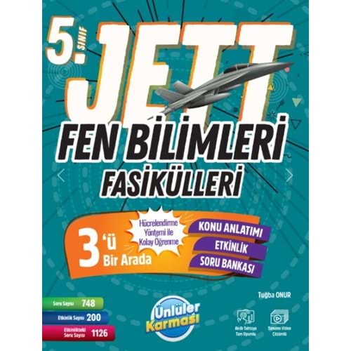 Ünlüler Karması 5. Sınıf Fen Bilimleri JETT Fasikülleri