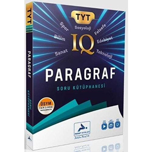 Paraf Yayınları TYT IQ Paragraf Soru Kütüphanesi