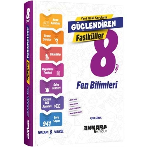 Ankara Yayıncılık 8. Sınıf Fen Bilimleri Güçlendiren Fasiküller