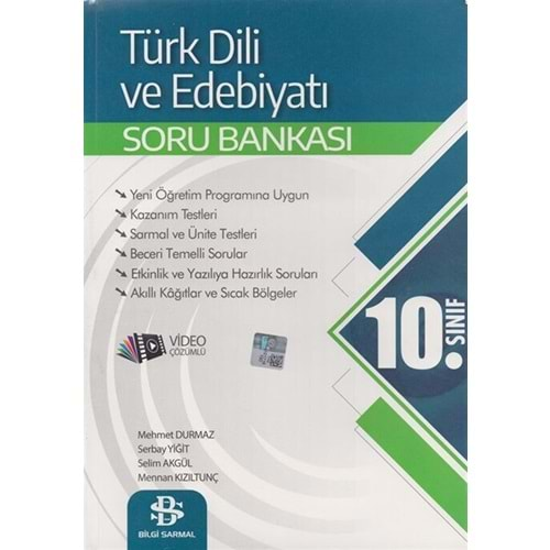 Bilgi Sarmal 10. Sınıf Türk Dili ve Edebiyatı Soru Bankası