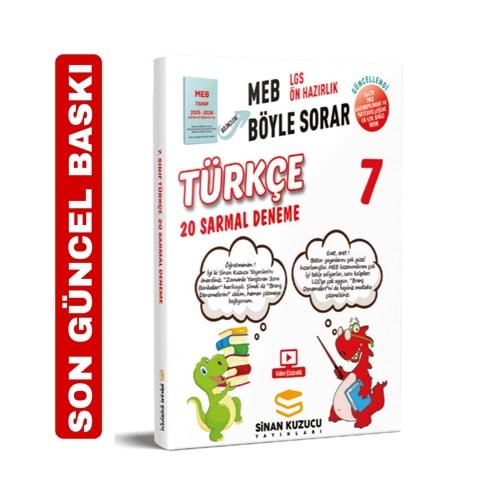Sinan Kuzucu 7. Sınıf Türkçe 20 li Branş Deneme 2026