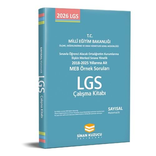 Sinan Kuzucu 2026 MEB ÖRNEK SORULARI Matematik ÇALIŞMA KİTABI
