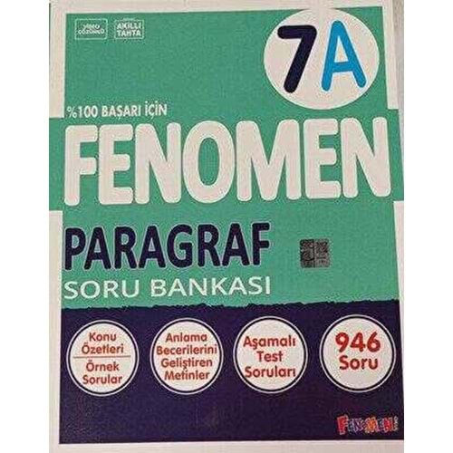 Kurmay Fenomen 7. Sınıf Paragraf Soru Bankası A