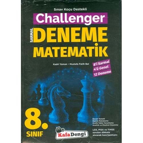 8.Sınıf Challenger Matematik Branş Denemesi (12'li) (Tümü Video Çözümlü)