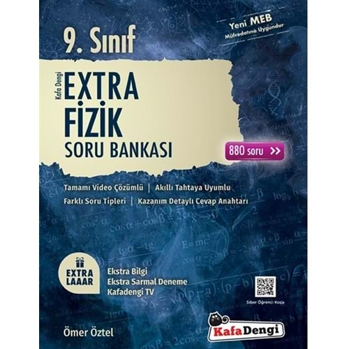 Kafa Dengi 9.Sınıf Extra Fizik Soru Bankası (Tümü Video Çözümlü)