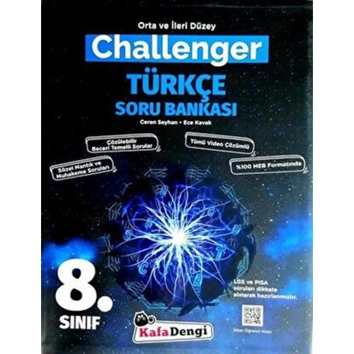 8.Sınıf Challenger Türkçe Soru Bankası (Tümü Video Çözümlü)