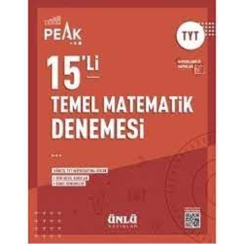 ÜNLÜ BEST PEAK 15 Lİ TYT MATEMATİK DENEMESİ