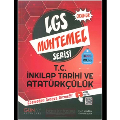 Günay Lgs Muhtemel Serisi Soru Bankası İnkılap Tarihi