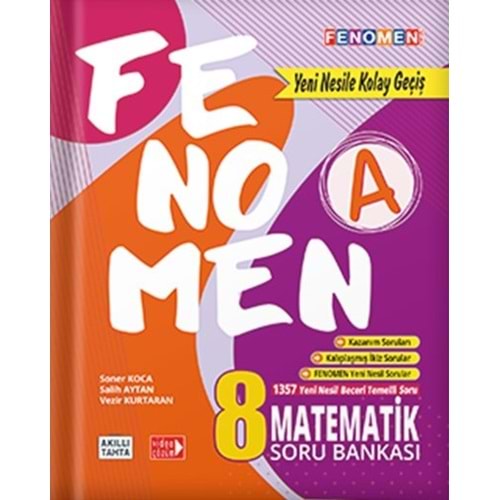 Fenomen 8. Sınıf Lgs Matematik Soru Bankası A Kitabı