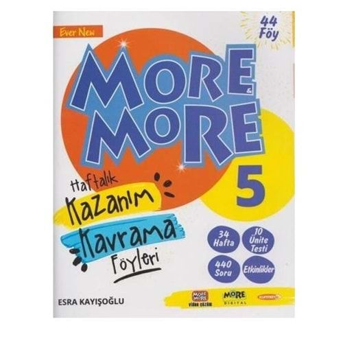 More and More 5. Sınıf Kazanım Föyleri