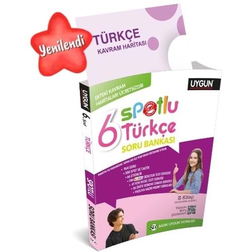 Uygun Spotlu 6. Sınıf Türkçe Soru Bankası