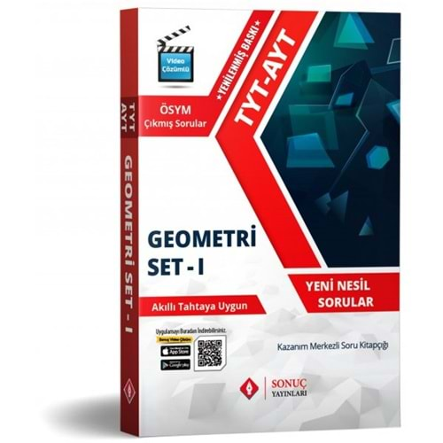 Sonuç Yayınları TYT AYT Geometri Set 1 Yenilenmiş Baskı