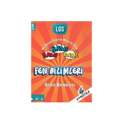 Strateji LGS 8. Sınıf Bam Bam Fen Bilimleri Soru Bankası