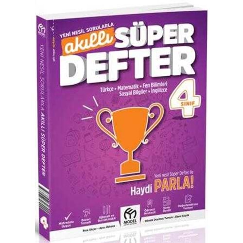 4. Sınıf Akıllı Süper Defter Tüm Dersler