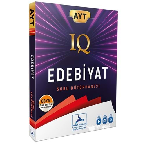 AYT Edebiyat IQ Soru Kütüphanesi Paraf Yayınları