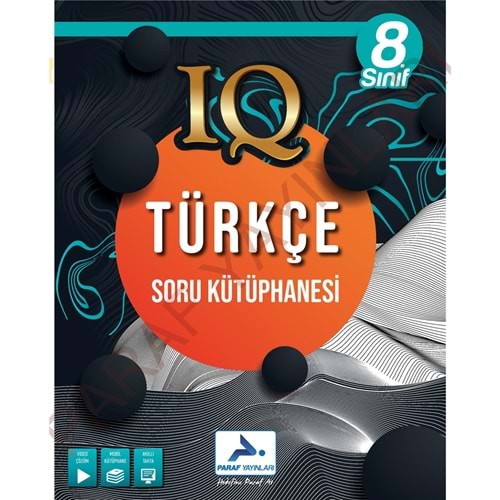 Paraf 8. Sınıf IQ LGS Soru Kütüphanesi Türkçe