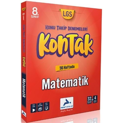 Paraf Yayınları 8. Sınıf Matematik Kontak Konu Takip Denemeleri