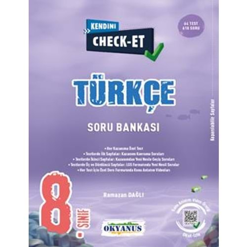 Okyanus Check-et 8. Sınıf Türkçe Soru Bankası