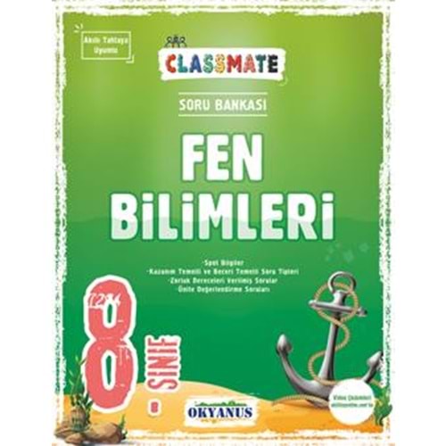 Okyanus ClassMate 8. Sınıf Fen Bilimlerii Soru Bankası