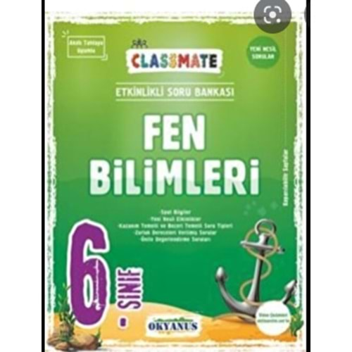 Okyanus 6. Sınıf Classmate Soru Bankası Fen Bilimleri