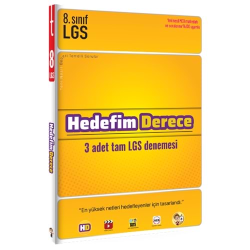 Tonguç Hedefim Derece 8. Sınıf 3 Adet LGS Deneme