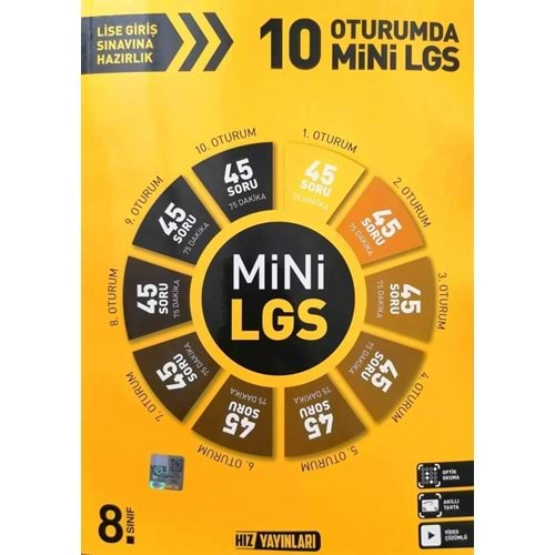 Hız 8. Sınıf 10 Oturumda Mini LGS Denemesi