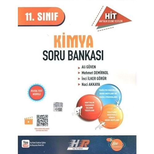 11. Sınıf Kimya HİT Soru Bankası Hız ve Renk