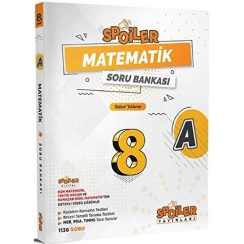 Spoiler 8. Sınıf Matematik A Soru Bankası