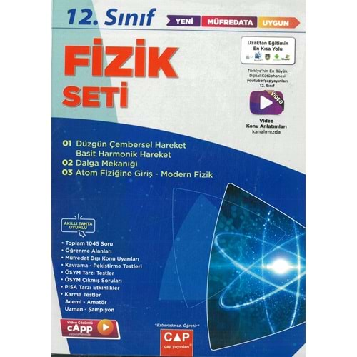 Çap 12. Sınıf Fizik Fasikül seti