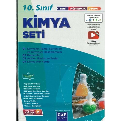 Çap 10. Sınıf Kimya Fasikül Seti