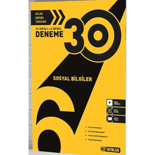 Hız 6. Sınıf Sosyal Bilimler Denemesi