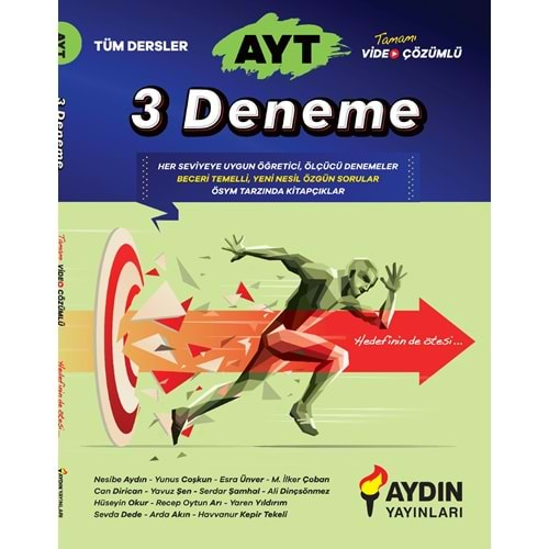 Aydın AYT Genel Deneme Seti 3lü