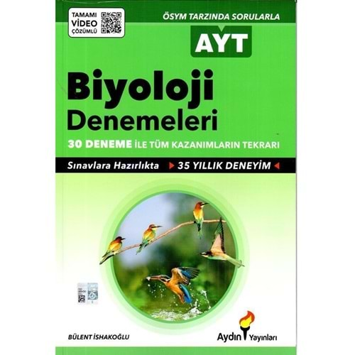 Aydın AYT Biyoloji 30 Deneme