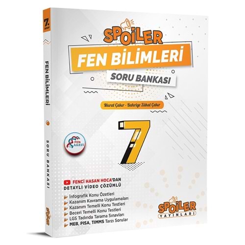 Spoiler 7. sınıf Fen Bilimleri Soru Bankası