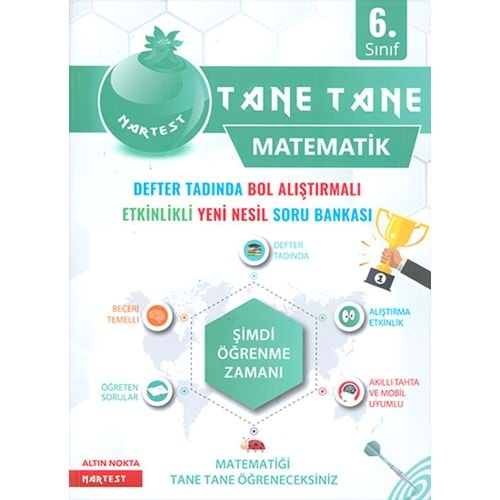 Nartest 6. Sınıf Matematik Defter tadında Etkinlikli Soru Bankası