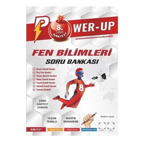 NarTest Power-Up 8. Sınıf Fen Bilimleri Soru Bankası