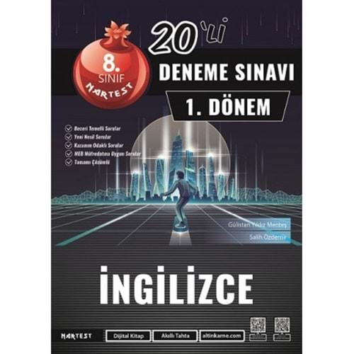 8. Sınıf 1. Dönem Mod 20 İngilizce Deneme Sınavı Nartest Yayınevi8. Sınıf 1. Dönem Mod 20 İngilizce Deneme Sınavı Nartest Yayınevi