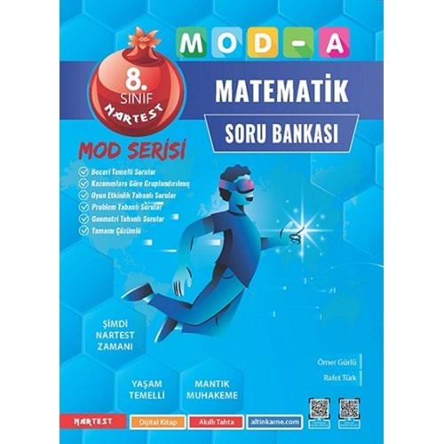 Nartest 8. Sınıf Mod Serisi Matematik Soru Bankası