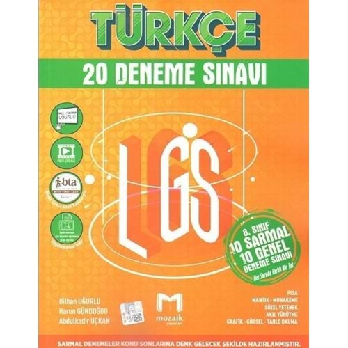 Mozaik LGS 8. Sınıf Türkçe Deneme 10 Sarmal 10 Genel