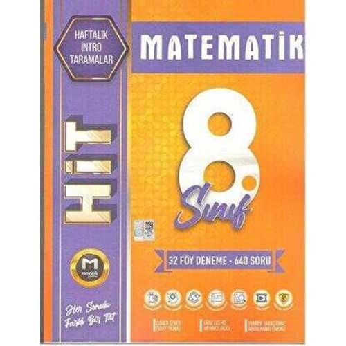 Mozaik Yayınları 8. Sınıf Matematik Hit 32 lı Deneme