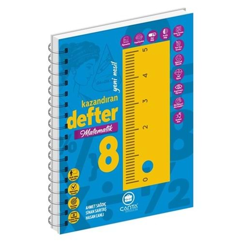 Çanta 8. Sınıf Matematik Hazırlayan Defter