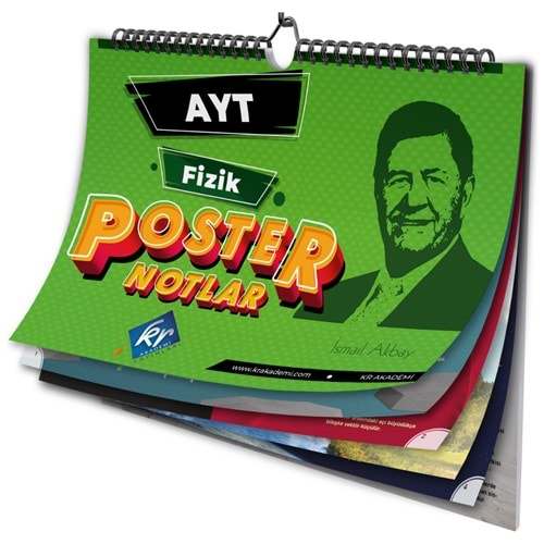 KR Akademi Yayınları AYT Fizik Poster Notlar