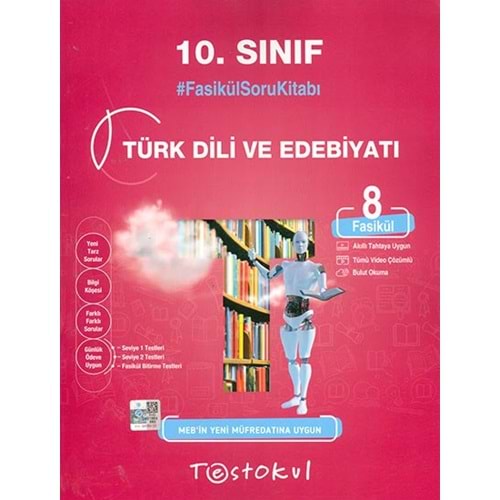 Testokul 10. Snf. Fasikül Soru Kitabı / Türk Dili ve Edebiyatı (8 Fasikül)