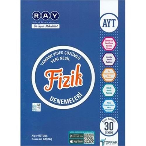 AYT Fizik 30 Deneme Toprak Yayıncılık
