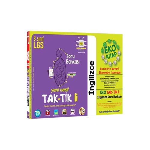 Tonguç 8. Sınıf Tak-Tik li Eko İngilizce Soru Bankası