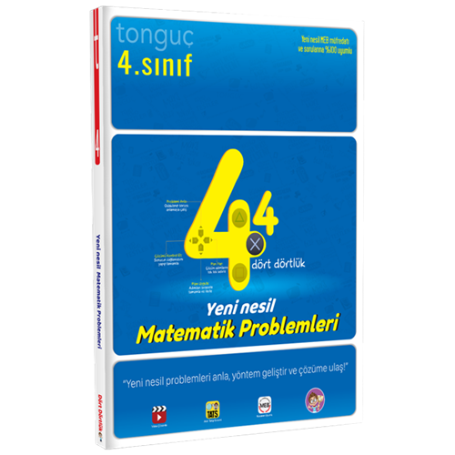 Tonguç 4. Sınıf Dört Dörtlük Problemleri Yeni Nesil Soru Bankası