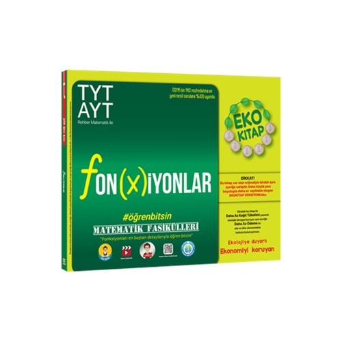 Tonguç Eko Kitap TYT-AYT Fonksiyonlar Fasikülleri