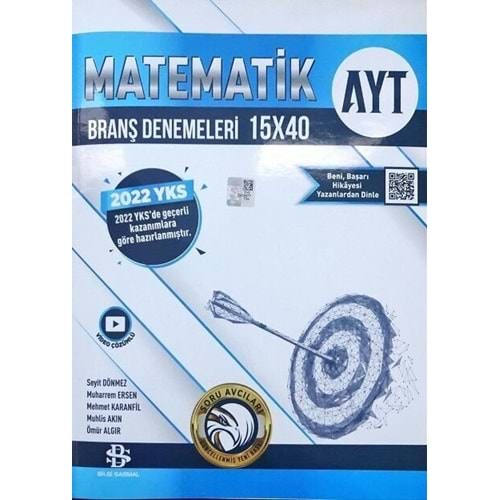 Bilgi Sarmal AYT Matematik Branş Denemesi 15X40
