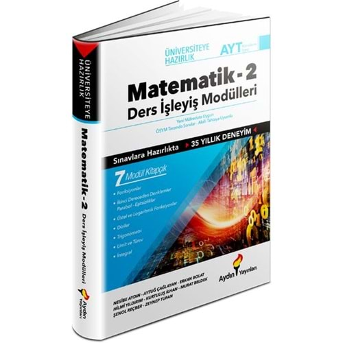 Aydın Üniversiteye Hazırlık AYT Matematik Ders İşleyiş Modülleri-2